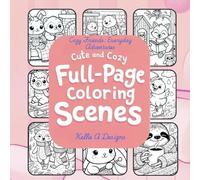 Cozy Friends: Everyday Adventures: Full Page Coloring Scenes
