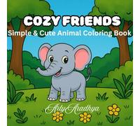 Cozy Friends: Simple & Cute Animal Coloring Book