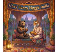 Cozy Fuzzy Hygge India: Easy Bold Line Designs Art Coloring Book for Adults | Fun Festivals, Palaces, Temples & Cute Animal Travel Adventures | Stress ... Wellness Screen-Free Gift for Women & Teens