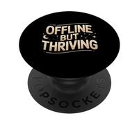 Cozy Gamer & Estetica introversa - Offline ma fiorente PopSockets PopGrip Adesivo