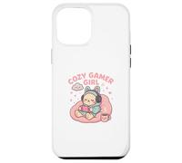 Cozy Gamer Girl Kawaii Cat Console di gioco pastello Custodia per iPhone 12 Pro Max