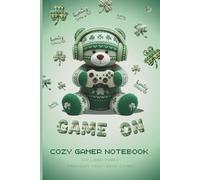 Cozy Gamer Notebook: 120 Lined Pages Faux Knit Teddy Bear Cover