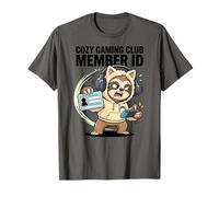 Cozy Gaming Club Member ID Bradipo Orecchio di Gatto Maglietta