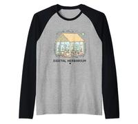 Cozy Gaming Digital Botanist Aesthetic Farming Sim Maglia con Maniche Raglan