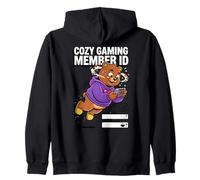 Cozy Gaming Member ID Club Bear Felpa con Cappuccio