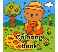 Cozy Garden Animals: A Cute and Relaxing Coloring Book: Stress-Relief Coloring Pages Featuring Adorable Animals & Nature