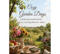 Cozy Garden Days: A Cozy Orchard and Garden Coloring Book for Adults