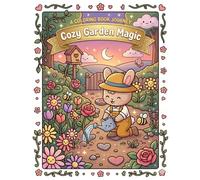 Cozy Garden Magic: A Whimsical Kawaii Adult Coloring Book Journey