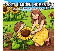 Cozy Garden Moments: Bold and Easy Coloring Book
