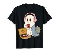 Cozy Ghost Music Lover Good Vibes Cozy Sounds Maglietta