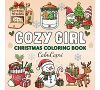 Cozy Girl Christmas: Bold and Easy Christmas Coloring Book for Adults and Teens to Relax and Enjoy Holiday Cheer