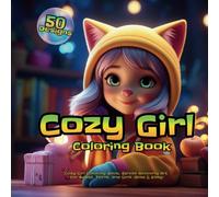 Cozy Girl Coloring Book: Stress-Relieving Art for Adults, Teens, and Girls (bold and easy): Hygge Lifestyle, Mindfulness, and Self-Care Scenes for Relaxation & Creativity