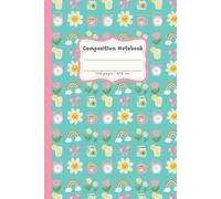 Cozy girl composition notebook: Ideal paperback for adults, teens and kids 6x9 inc.,100 pages