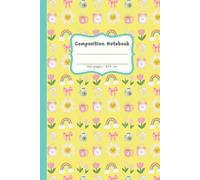 Cozy girl composition notebook: Ideal paperback for adults, teens and kids 6x9 inc.,100 pages