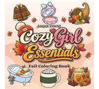 Cozy Girl Essentials: Fall Coloring Book Bold and Easy for Adults and Teens | 50 Relaxing Pages for Stress Relief