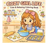 Cozy Girl Life: Cute & Relaxing Coloring Book