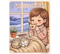 Cozy Girl Moments Coloring Book for Adults & Teens