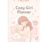Cozy Girl Planner: Cute Daily Journal with Mood Tracker, Self Care prompts, and Study Routine