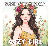 Cozy Girl: Spring Daydream: A Cozy Girl Season Coloring Book for Teens and Adults