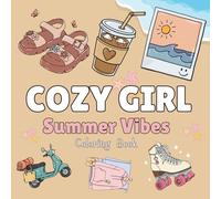 Cozy Girl Summer Vibes Coloring Book