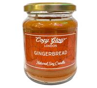 Cozy Glow - Candela di soia, cera, torrone, grande