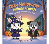 Cozy Halloween Animal Friends: Simple & Cute Coloring Book