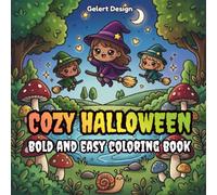 Cozy Halloween: Bold and Easy Coloring Book