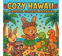 Cozy Hawaii: A Tropical Coloring Adventure: Relax & Escape with Exotic Islands, Palm Trees, Beaches & Paradise Scenes - A Soothing Coloring Journey for Adults