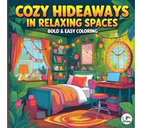 Cozy Hideaways in Relaxing Spaces: Capturing Soft Nooks, Gentle Corners, and Inviting Openings for Artistic Teen Escapism and Inner Calm Embrace ... coloring book, ( Cozy Spaces coloring book )