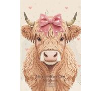 Cozy Highland Cow Notebook: 120 Lined Pages Faux Yarn Cover