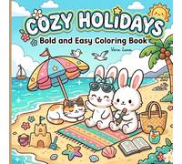 Cozy Holidays: Bold and Easy Coloring Book