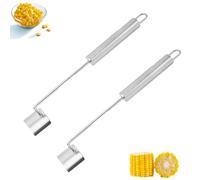 Cozy Home Corn Peeler,2025 New Corn Peeler Corns Peelers,Long Handle Stainless Steel Corns Stripping Tool for Home Kitchen,for BBQ & Restaurant Use (2pcs)