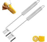 Cozy Home Corn Peeler, Corn Peeler for Corns On The Cob, Stainless Steel Corns Stripping Tool for Home Kitchen Outdoor (2PC)
