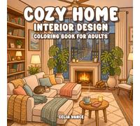 Cozy Home Interior Design Coloring Book For Adults: Relaxing Rooms, Reading Corners, Modern Apartments & Dream Spaces
