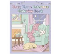 Cozy Home Interiors: A Relaxing Home Decor Coloring Book for Adults