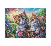 Cozy Home Tabby Cat Puzzle 500 Pezzi Educativo Premium Happy Time Per Ragazzi Intelligenza Creativa Idea Regalo Natale E Pasqua 500 PCS