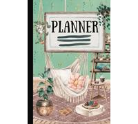 Cozy Home Themed Six Month Undated Minimalist Planner: With Year-at-a-Glance, Reading Log, and a Special Page for Sweets Lovers