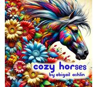 Cozy Horses: 40 Horse Themed Mindfulness and Meditation Adult Coloring Images for Fun, Relaxation, and Stress Relief