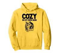 Cozy In My Own Skin - Amante dei gatti Felpa con Cappuccio