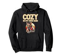Cozy In My Own Skin - Amante dei gatti Felpa con Cappuccio