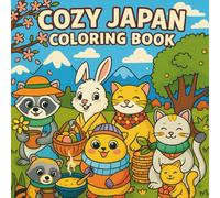 Cozy Japan Coloring Book: Cute Kawaii Animals, Peaceful Japanese Scenes, and Relaxing Nature Designs for Stress Relief and Mindful Coloring