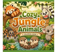 Cozy Jungle Animals Coloring Book