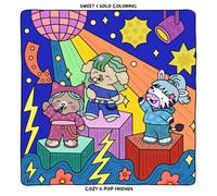 Cozy K-Pop Friends: K-Pop Coloring Book with Cute Animal Idols, Concert Scenes, Backstage Moments & Airport Fashion for Kids, Teens & Adults