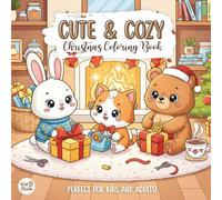 Cozy Kawaii Christmas Coloring Book