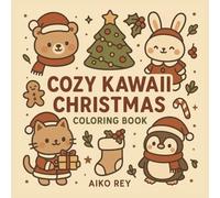 Cozy Kawaii Christmas Coloring Book