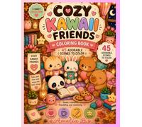 Cozy Kawaii Friends: Coloring Book