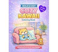 Cozy Kawaii Malbuch: Süße Tiere & gemütliche Szenen | Bold & Easy Motive zum Entspannen