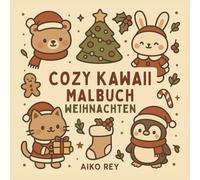 Cozy Kawaii Malbuch Weihnachten