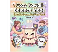 Cozy Kawaii Notebook + Coloring Book Balance Mode Volume 10: Beat the Game Not your Time!