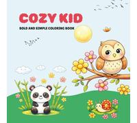 cozy kid: bold & simple coloring book